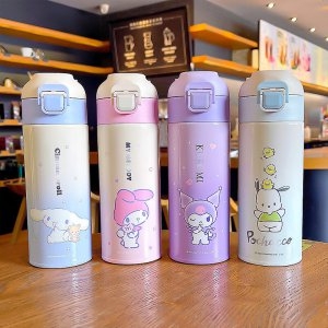 산리오 그라데이션 스텐 텀블러 물통 보틀 물병 500ml 4종 선택 마이멜로디 시나모롤 쿠로미 포차코이미지입니다. 누르면 해당 게시물로 새창이동합니다.