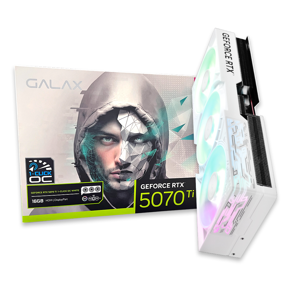 갤럭시 GALAX 지포스 RTX 5070 Ti WHITE OC D7 16GB