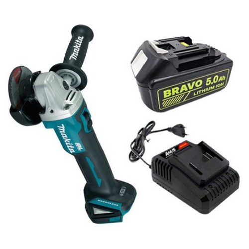 마끼다 DGA404 + BRAVO 배터리 (5.0Ah, 배터리 1개)_이미지