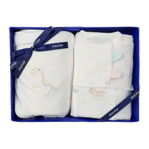 압소바 첼시 속싸개 배냇저고리 2종세트 출산선물 B1A1A10906_이미지