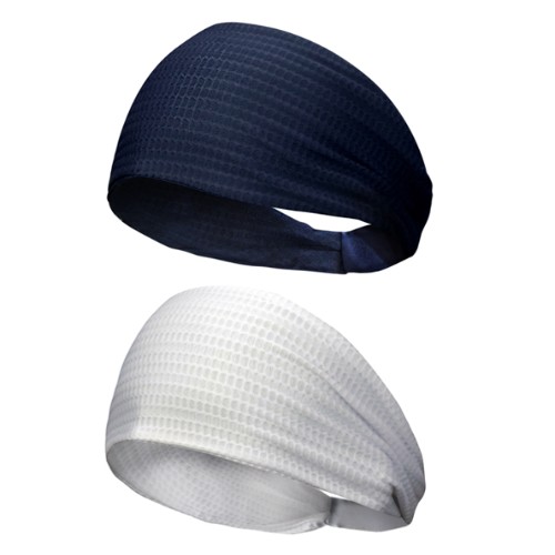 원아더 냉감 스포츠 풀콜드 헤드밴드 2p (네이비+화이트)_이미지