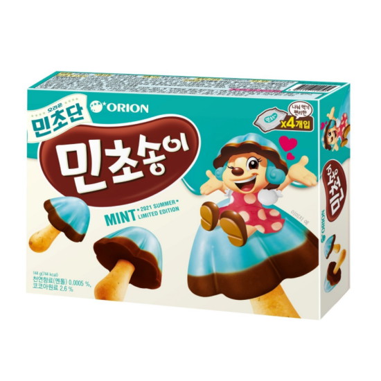 오리온 민초송이 4개입 144g (1개)_이미지