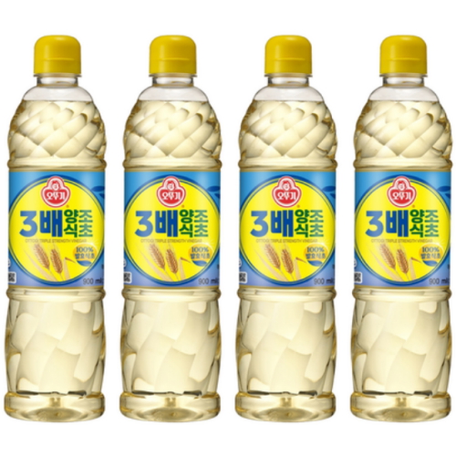 오뚜기 3배 양조식초 900ml (4개)_이미지