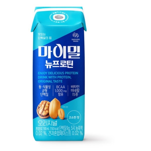 대상웰라이프 마이밀 마시는 뉴프로틴 오리지널 190ml (1개)_이미지