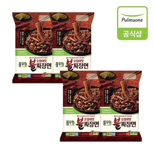 풀무원 오징어맛 불짜장면 624g (4개)