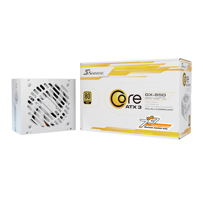 시소닉 CORE V2 GX-850 GOLD 풀모듈러 ATX3.1 화이트_이미지
