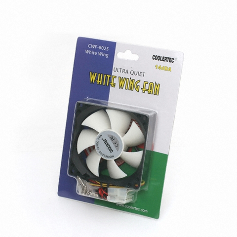COOLERTEC CWF-8025 화이트 윙 팬_이미지
