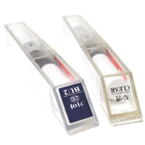 현대모비스 기아 BU2 머큐리블루 붓펜 8ml + 투명마감용붓펜 8ml 세트