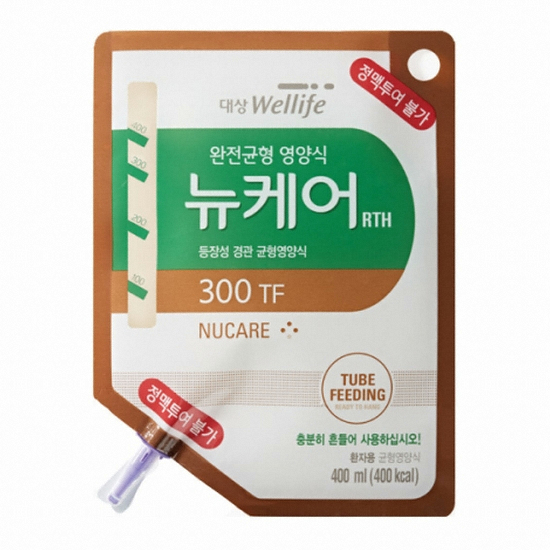 대상웰라이프 뉴케어 RTH 300 TF 400ml (등장성 경관 균형영양식) (20개)_이미지
