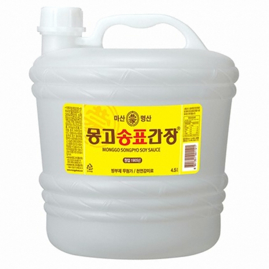 몽고식품 마산명산 몽고간장 송표 4.5L (1개)_이미지