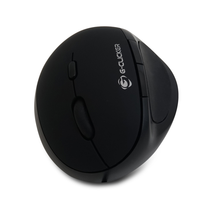 지클릭커 G-Clicker GM-W810 무소음 인체공학 버티컬 무선 마우스 (블랙)_이미지