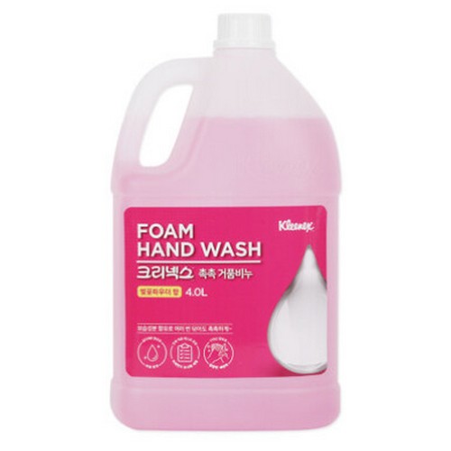 크리넥스 촉촉 핸드워시 벚꽃파우더향 4000ml (2개)_이미지