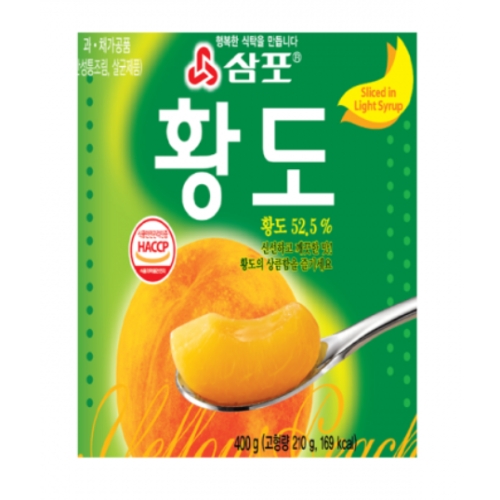 삼포 황도 슬라이스 400g_이미지