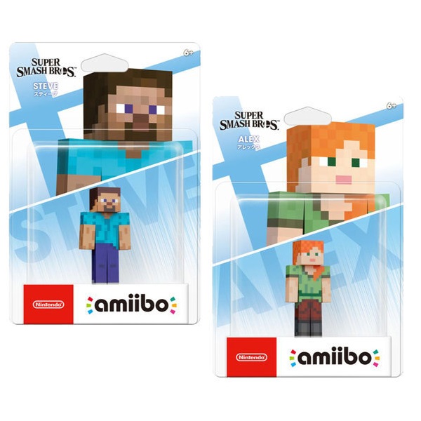 마인크래프트 스티브 알렉스 대난투 스매시 브라더스 시리즈 일반판_이미지