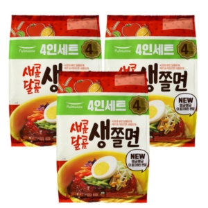 풀무원 생가득 새콤달콤 생쫄면 920g (3개)_이미지