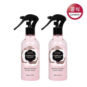 LG생활건강 엘라스틴 카멜리아 블랙 헤어워터 트리트먼트 240ml (2개)