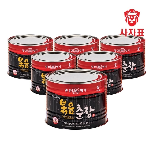 영화식품 중찬명가 사자표 볶음춘장 2.27kg (6개)