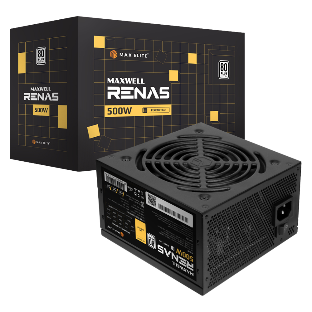 맥스엘리트 MAXWELL RENAS 500W 80PLUS스탠다드_이미지