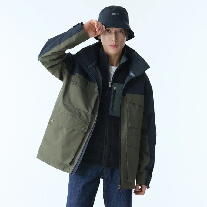 MTD 2.5-LAYER 후드 자켓 AIS25MOUT007AVO