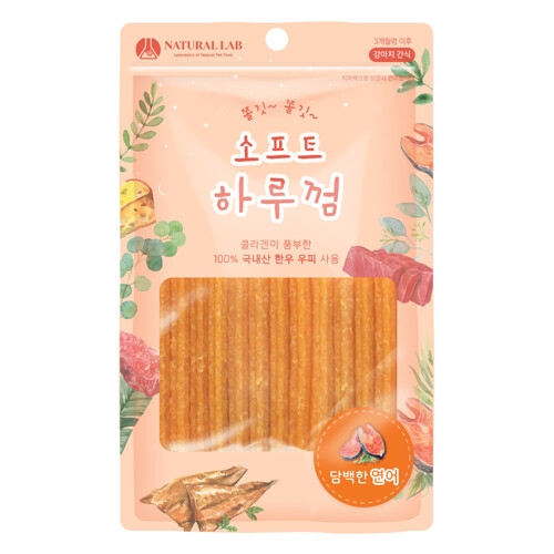 독 소프트 하루껌 연어 85g (12p)