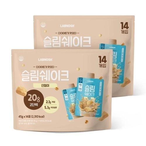 랩노쉬 슬림쉐이크 인절미 45g (28개)_이미지