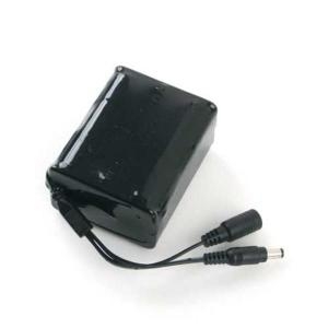 셀러허브 Coms 18650 충전지 팩Y자형 DC12V 6A 3.7V 3000mA 6개 S11011256