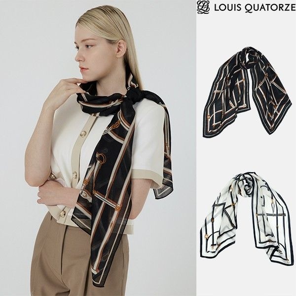 루이까또즈 글랜데일 울실크 롱 스카프 FT3OP08BL 396795_이미지