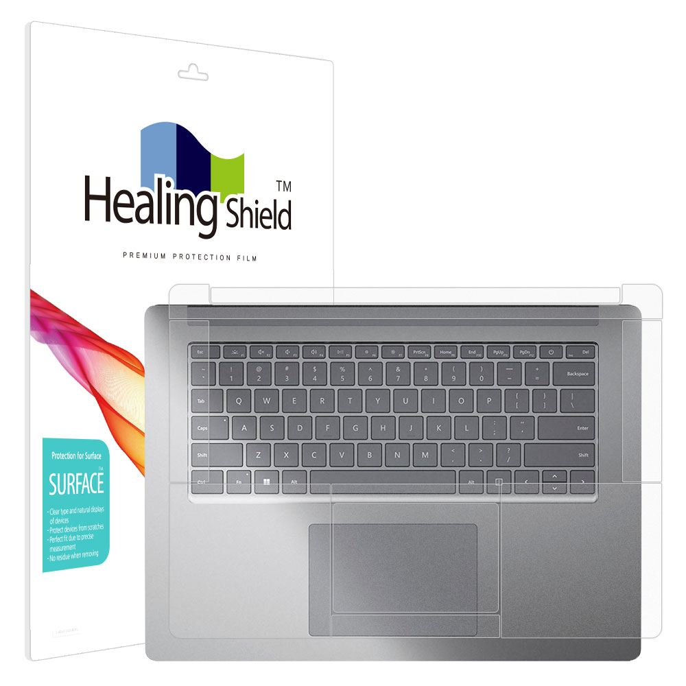 폰트리 힐링쉴드 MS 서피스 랩탑5 15 무광 외부보호필름 (팜레스트/터치패드 2매)