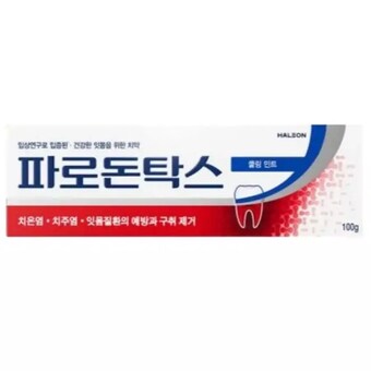 파로돈탁스 데일리 후로라이드 쿨링민트 <b>치약</b> 100g