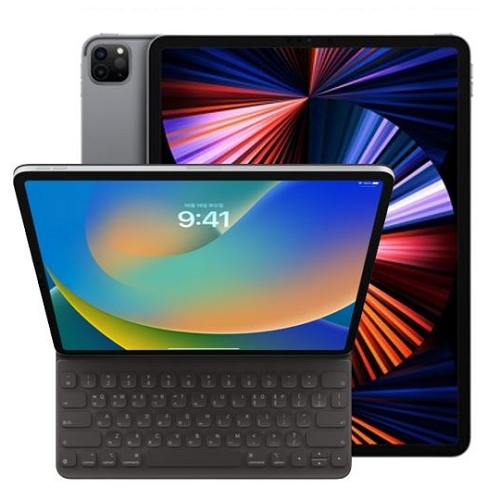 APPLE 2021 iPad Pro 12.9 5세대 Cellular+폴리오키보드 (2TB)_이미지