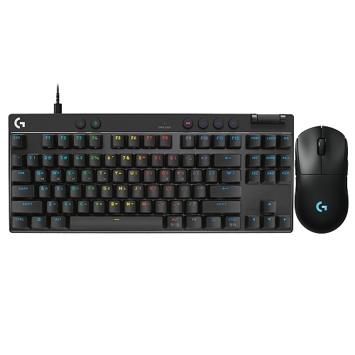 로지텍 G PRO 2 LIGHTSPEED + PRO X TKL RAPID 키보드 마우스 세트 (블랙)