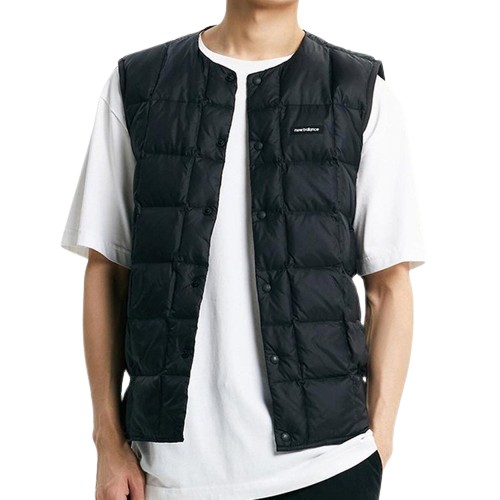 뉴발란스 초경량 사각퀼팅 구스다운 베스트 NBNPD42953_이미지