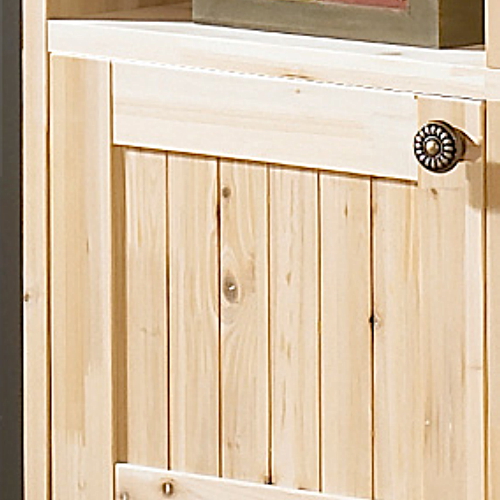 나무뜰 네시스 수 삼나무 원목 도어형 5단 책장 350_이미지