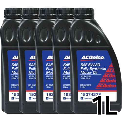 GM ACDelco 가솔린/LPG전용 엔진오일 5W30 1L (5개)_이미지