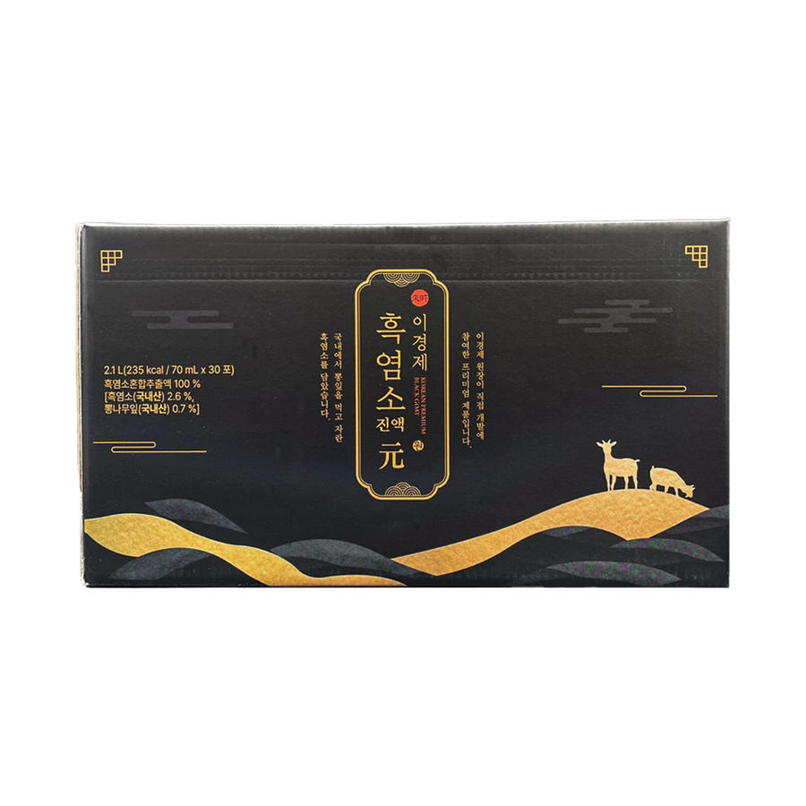 새롬한방제약 래오 이경제 흑염소진액 원 70ml 30포 (4개)