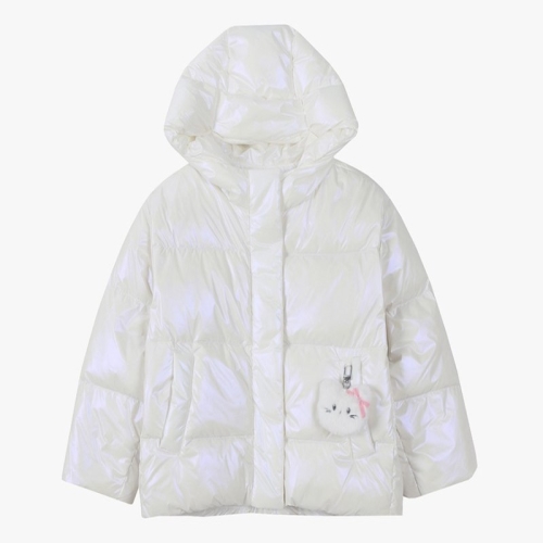 이랜드 로엠걸즈 글 덕파이버 숏 푸퍼 패딩 RGJD25T1C 372320_이미지