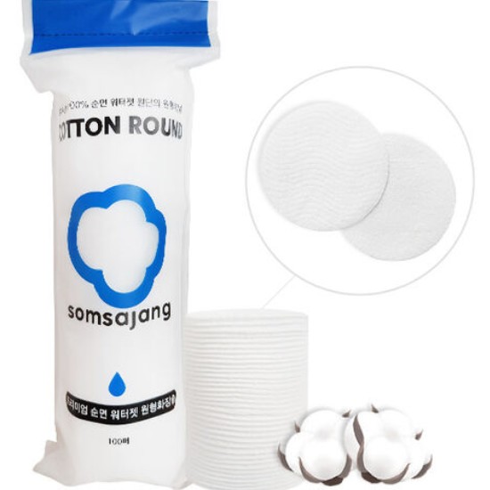 코튼클라우드나인 솜사장 원형 화장솜 100매