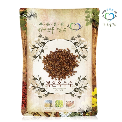 푸른들판  국내산 끓여먹는 볶은 옥수수 알곡 차 1kg 볶음옥수수