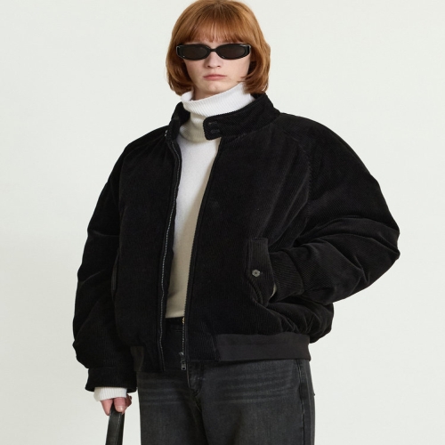 TNGT European-goose Corduroy Herrington down Jumper 블랙 TNJU5F205BK 1020708_이미지