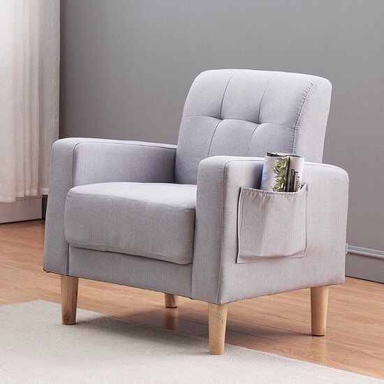  수오 비안 패브릭 소파 1인용