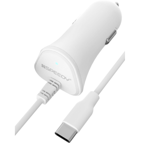 디엠케이코리아 SPEEDY 1.2A C타입 차량용 일체형 충전기 SPE-R46CC120_이미지