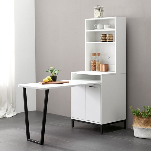 나무뜰 몽크 폭깊은 광파오븐 수납 식탁 상하부장 세트 600_이미지