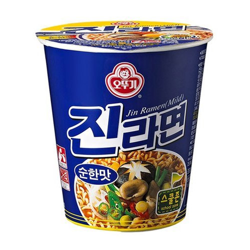 오뚜기 진라면컵 순한맛 65g (12개)