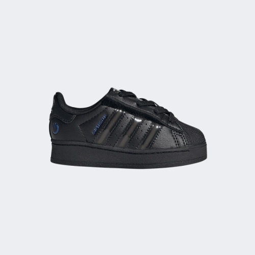아디다스 키즈 운동화 슈퍼스타 LED 라이트 컴포트 클로저 CBLACK/CBLACK/PREVIO 448279_이미지