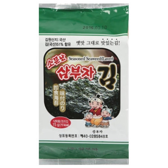 삼부자 식탁김 15g