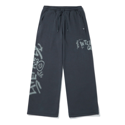 인터크루 캐릭터 믹스 와이드 기모 트레이닝 D그레이 ITZ4RL31ADG_이미지