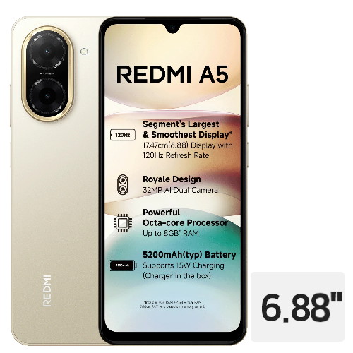 샤오미 레드미 A5 LTE 128GB, 자급제 (해외구매)