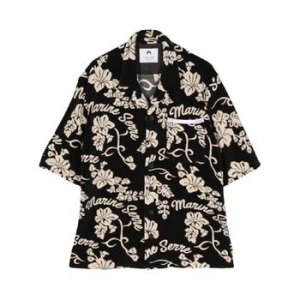 마린세르 patterned jacquard terry cloth shirt MSI018CJER0035 T