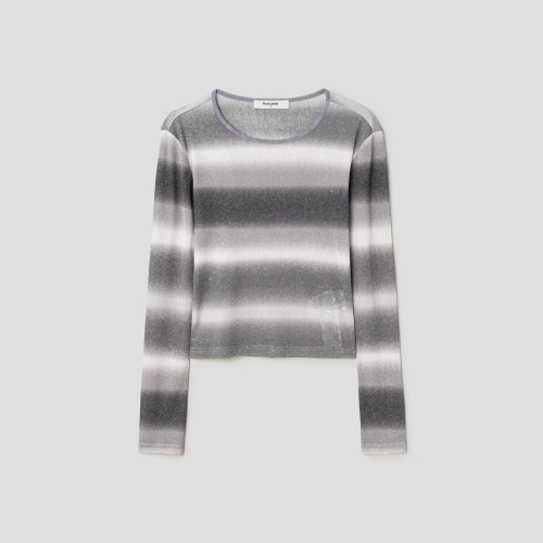 삼성물산 에잇세컨즈 여성 그라데이션 티셔츠 그레이 125341MQ83