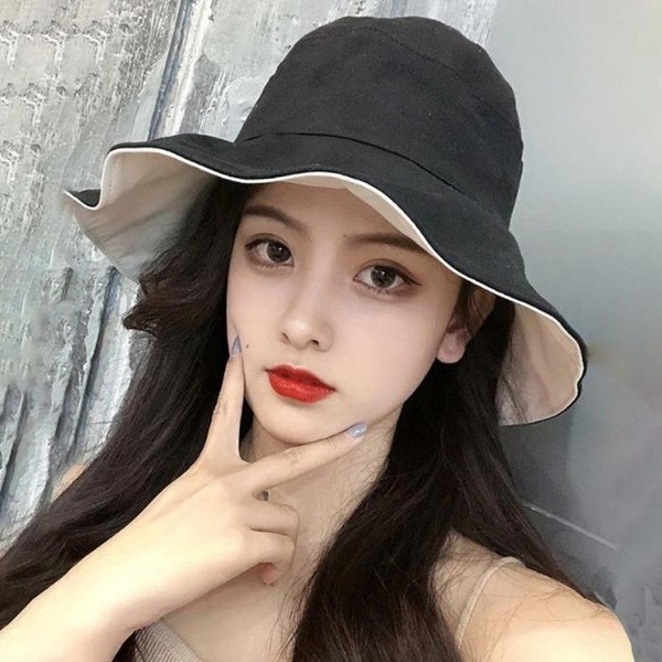 라일리 Rly 챙 조절 와이어 양면 리버서블 벙거지 버킷햇 모 49589085